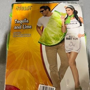 Spirit Tequila and Lime Party Costume - Green and White